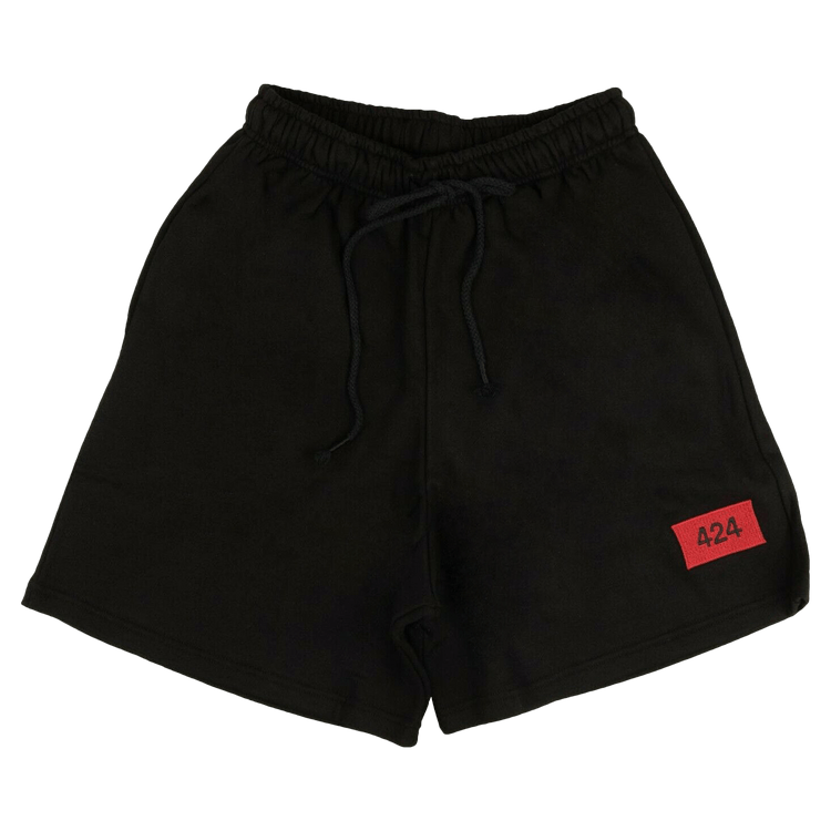 424 Logo Patch Shorts "Black/Red"