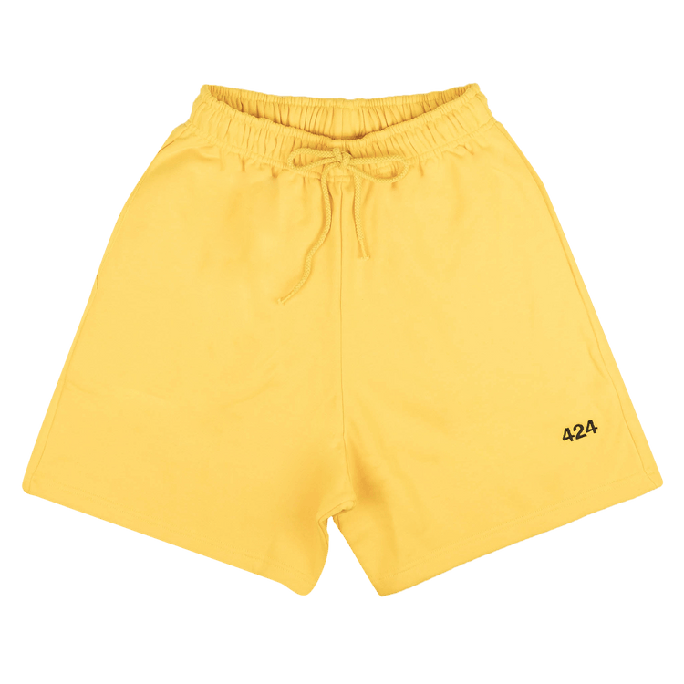 424 Logo Sweatshorts "Yellow/Black"