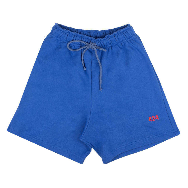 424 Embroided Logo Shorts "Blue/Red"