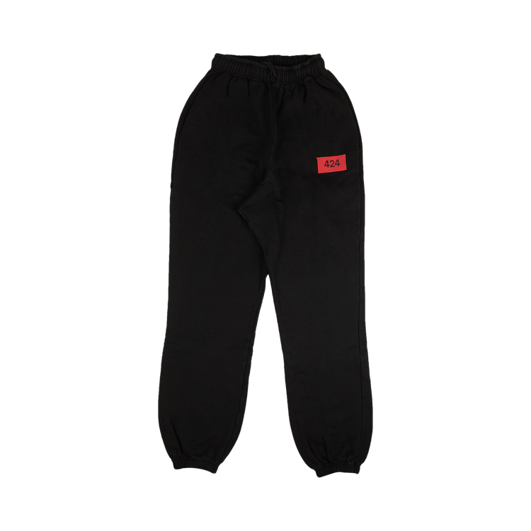 424 Logo Patch Sweatpants "Black"