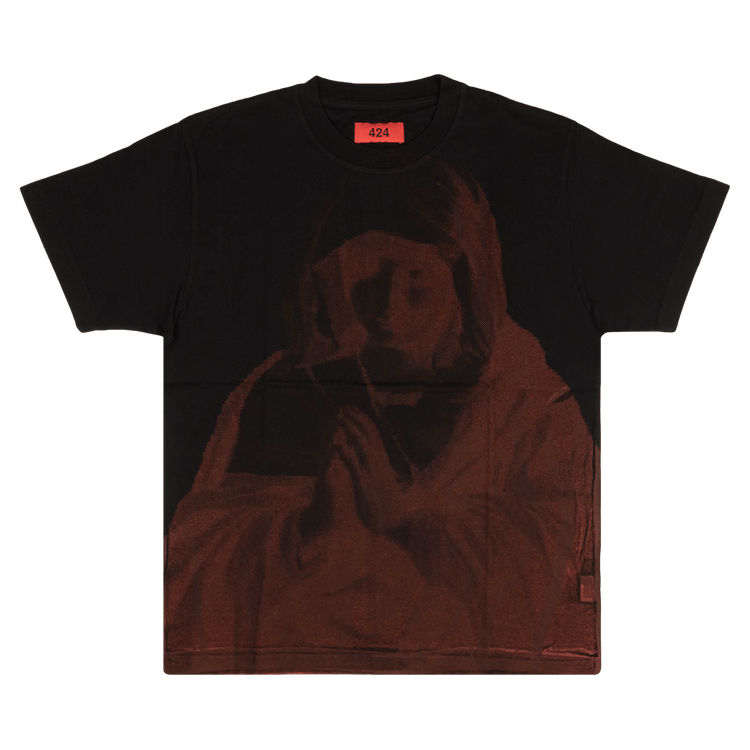 424 Graphic Print Short-Sleeve T-Shirt "Black/Red"
