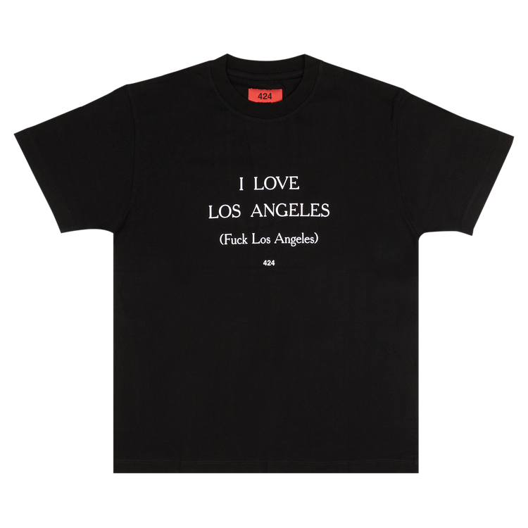 424 Striped Logo Long-Sleeve T-Shirt "Black"