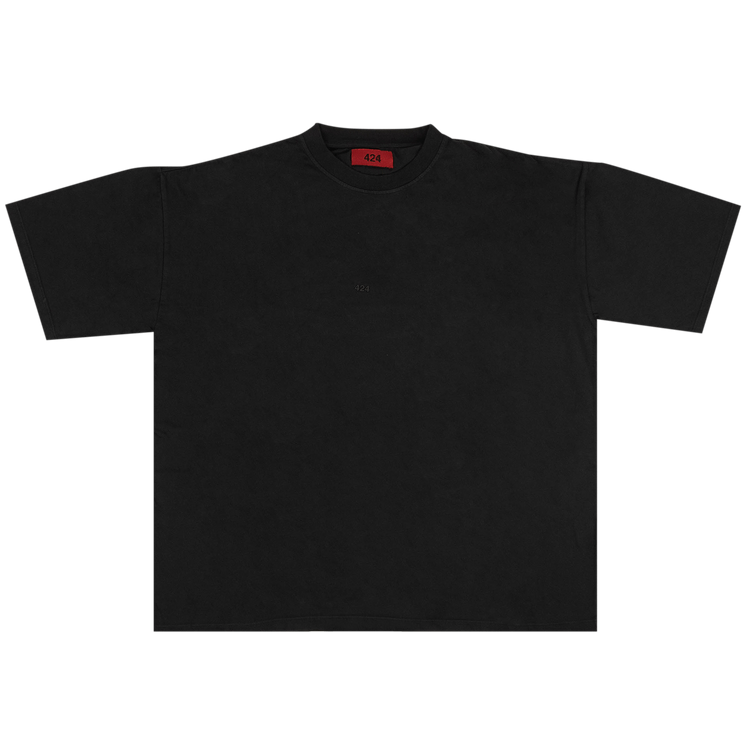 424 Rubber Logo T-Shirt "Black"