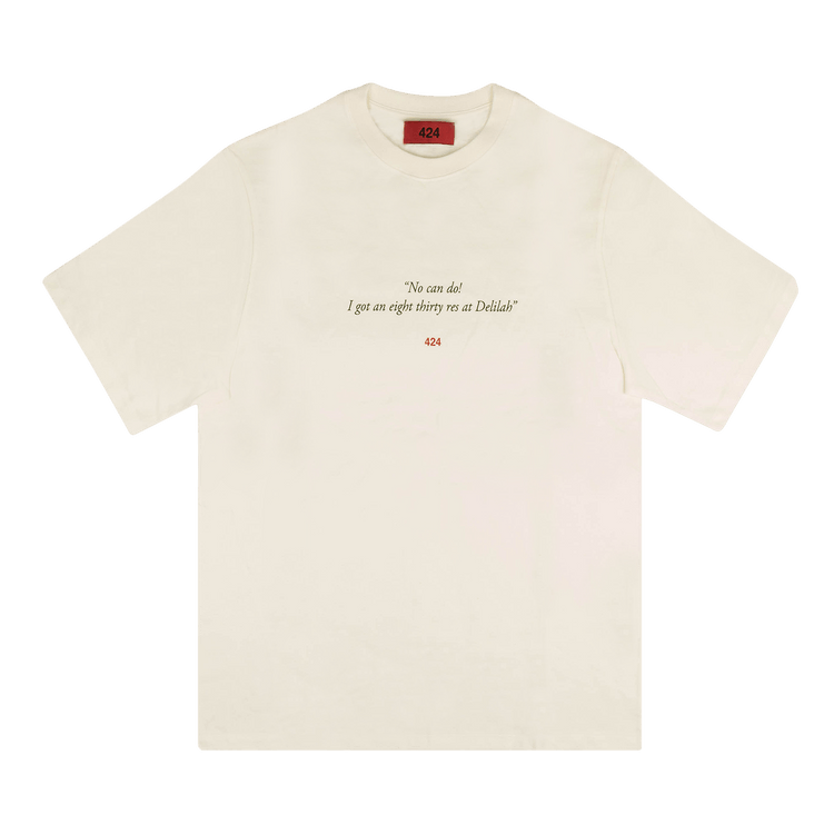 424 Short-Sleeve No Can Do T-Shirt "White"