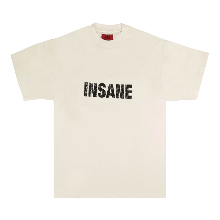 424 Cotton Short-Sleeve Insane T-Shirt "White"