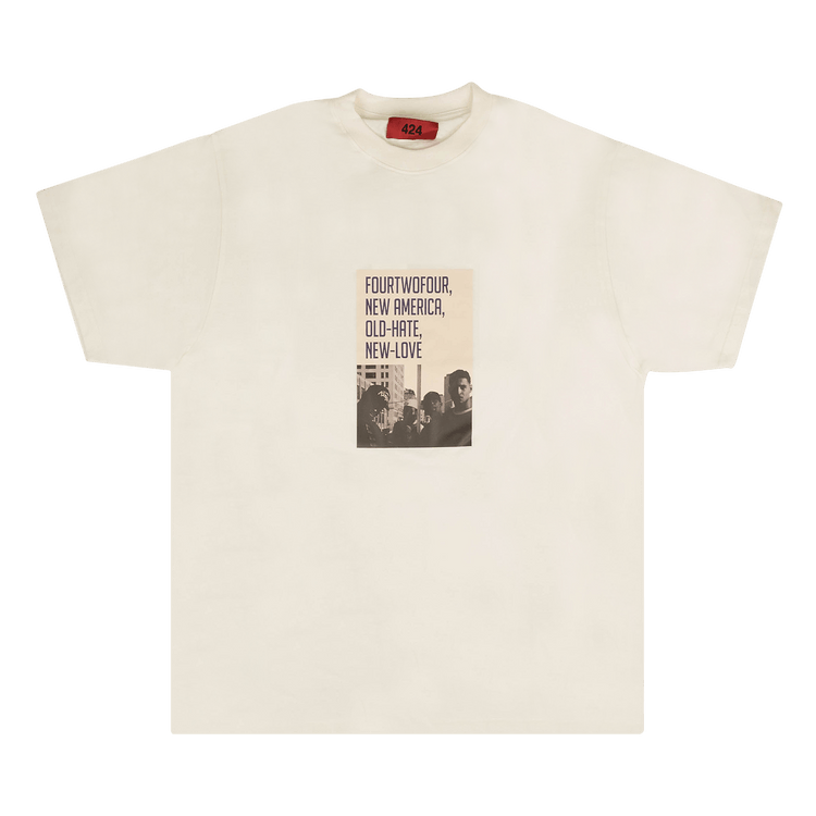 424 Short-Sleeve New Love T-Shirt "White"