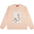 424 Long-Sleeve Chainsaw T-Shirt "Pink"