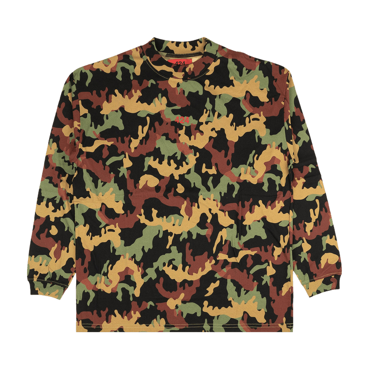 424 Camo T-Shirt "Black/Brown/Green"