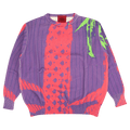 424 Business Print Crewneck "Purple/Pink"