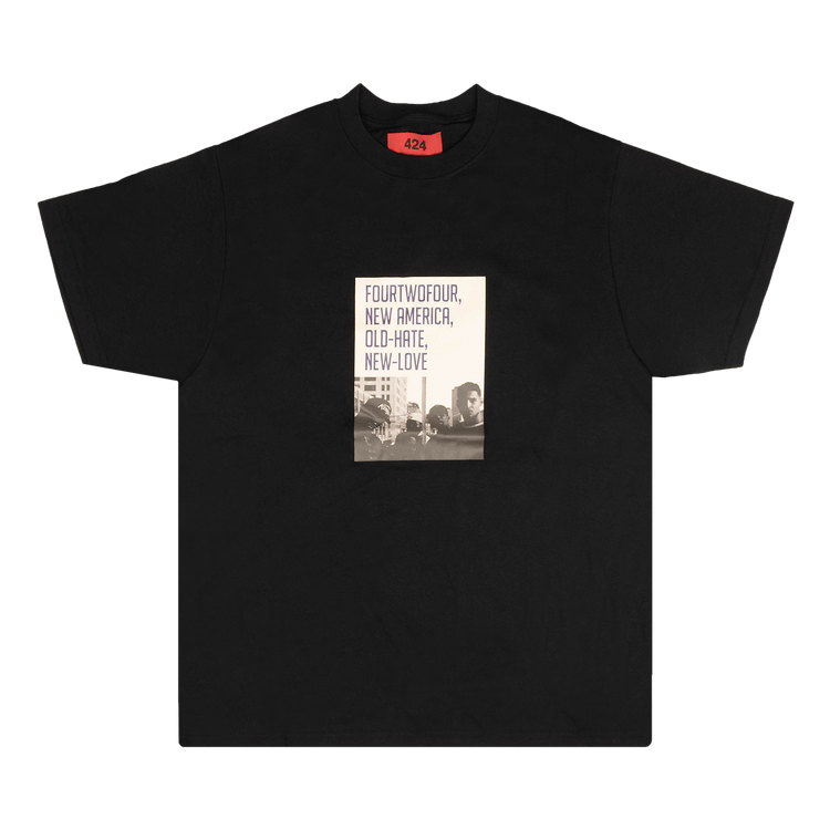 424 Short-Sleeve New Love T-Shirt "Black"