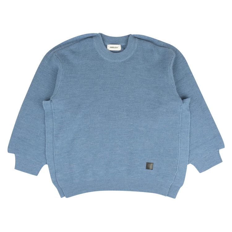 Ambush Fine Knit Pullover Sweater "Blue"