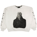 Amiri Lost Boys Loose Fit Crewneck Sweatshirt "White"