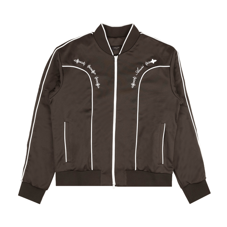 Amiri Piped Track Jacket "Black"