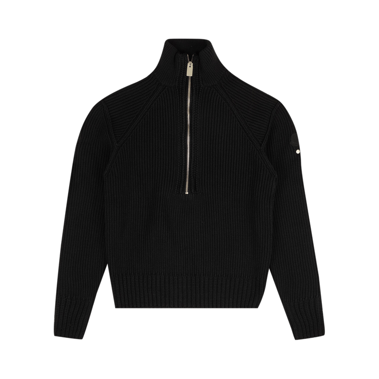 Moncler Knit Zip Up Sweater Jacket "Black"