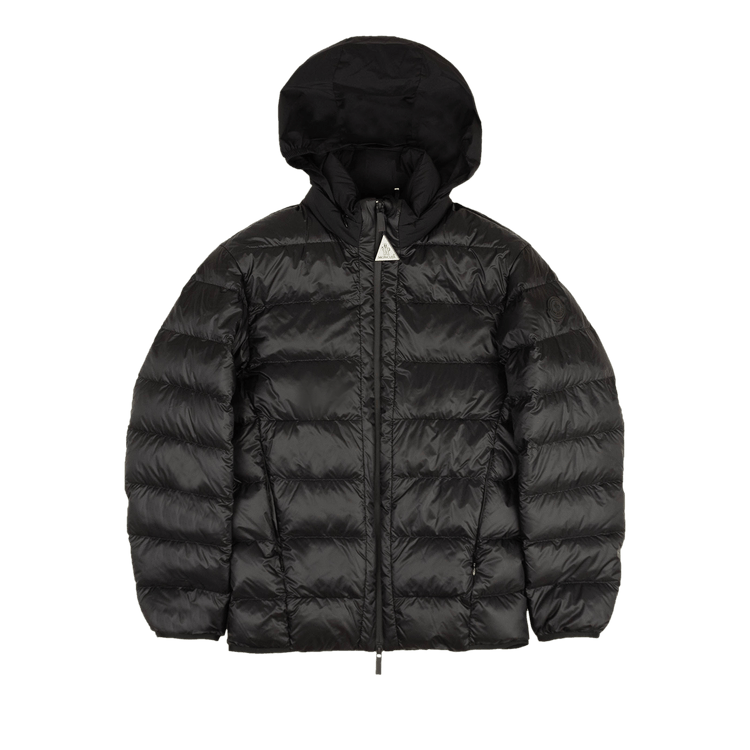 Moncler Logo Peyre Down Puffer Jacket Coat "Black"