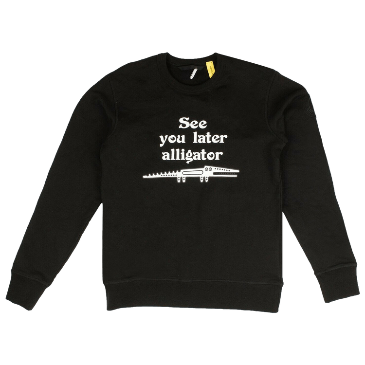 Moncler See You Later Alligator Crewneck "Black"