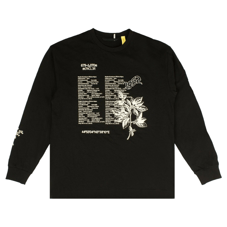 Moncler Long-Sleeve 1952 T-Shirt "Black"