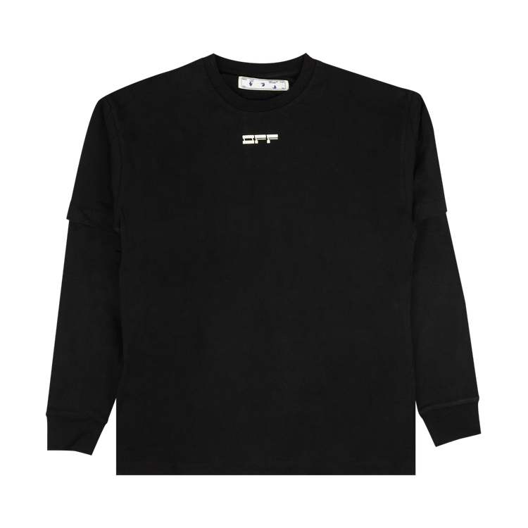 Off-White Cotton Masked Face T-Shirt "Black"