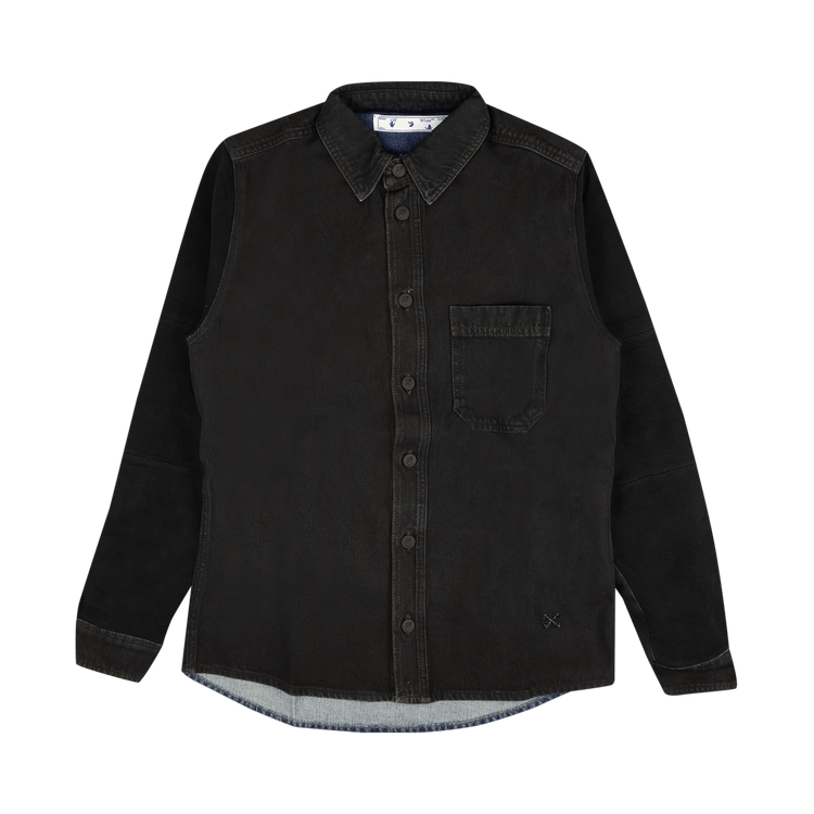 Off-White Logo Denim Jacket "Black/Blue"
