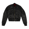 Vlone Leather Bomber "Black/Red"