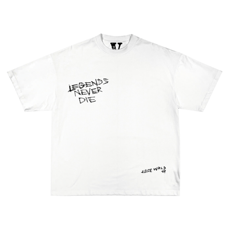 Vlone x Juice WRLD Short-Sleeve T-Shirt "White"