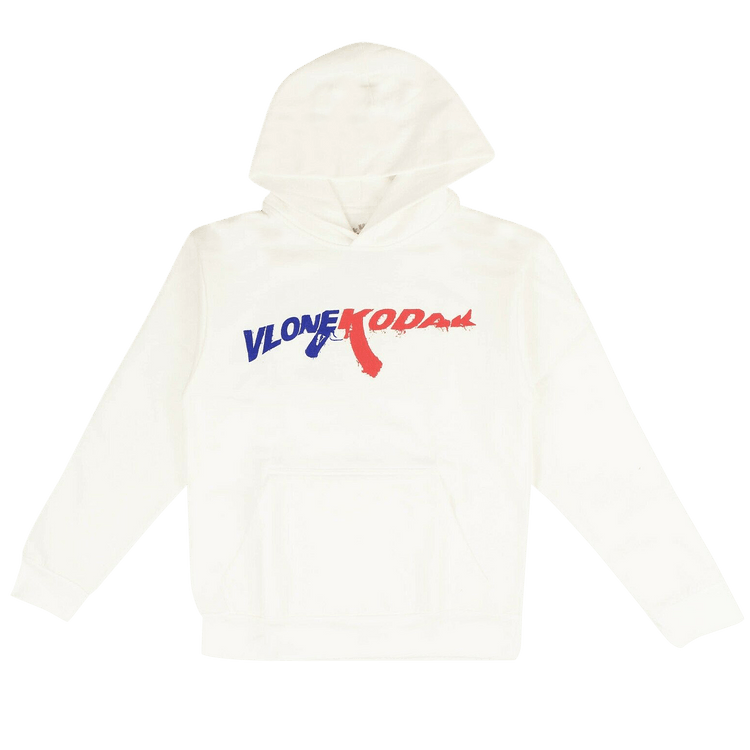 Vlone x Kodak Black Hoodie "White"