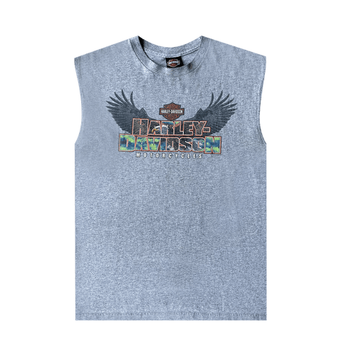 Vintage Vintage 2007 Nassau Bahamas Sleeveless Tee "Grey"