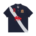 Vintage Polo Ralph Lauren Equestrian Double Player Polo Shirt "Blue"