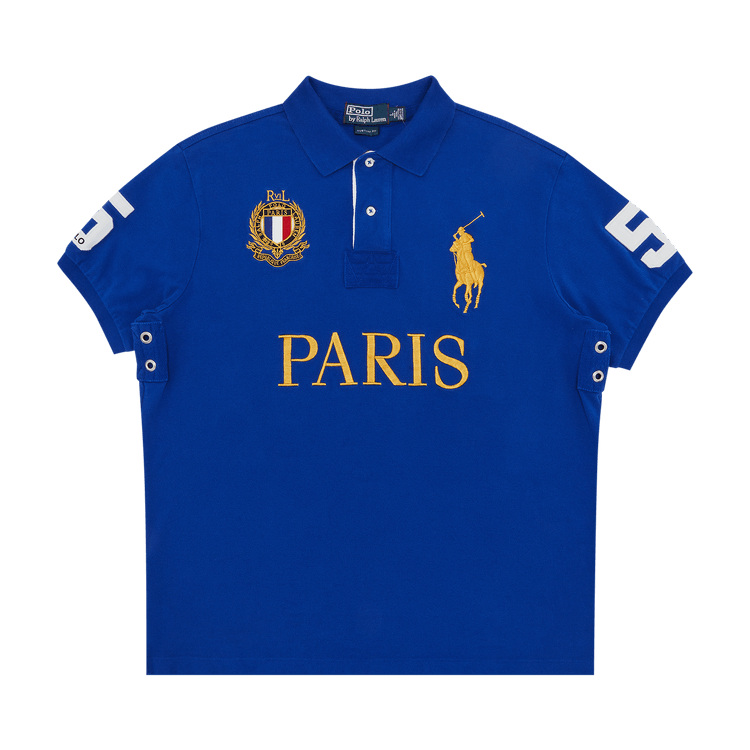Vintage Polo Ralph Lauren Paris Polo Shirt "Blue"