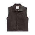 Courrèges Vinyl Sleeveless Jacket "Chocolate"