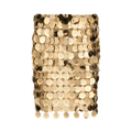 Rabanne Jupe Mini Skirt "Gold"