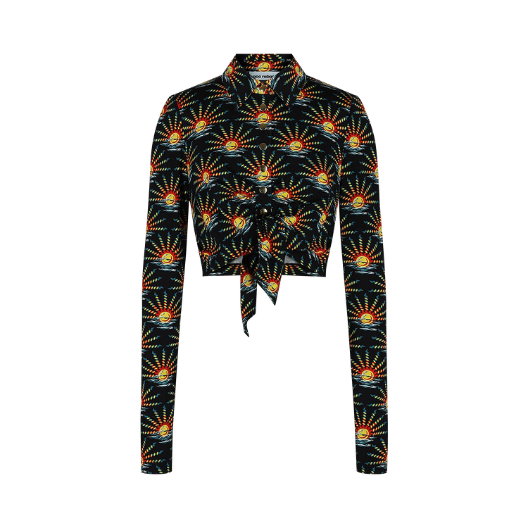 Rabanne Cropped Top "Black Suns"