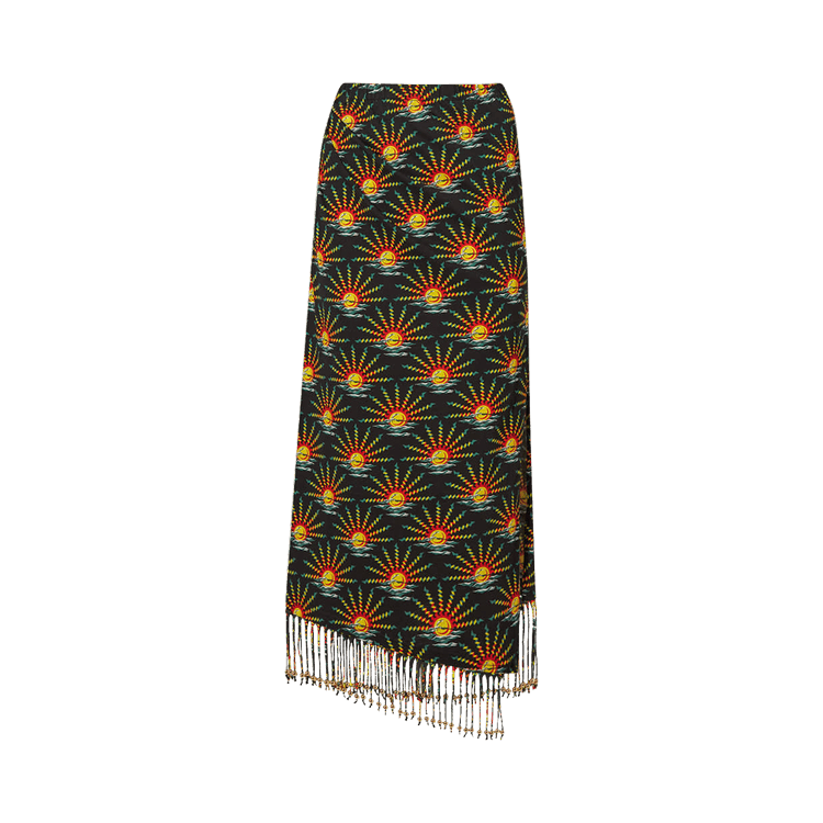 Rabanne Jupe Long Skirt "Black Sunset"