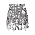 Rabanne Jupe Mini Skirt "Silver"
