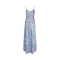 Rabanne Floral Print Maxi Dress "Blue"