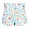Rabanne Floral Print Shorts "Blue"