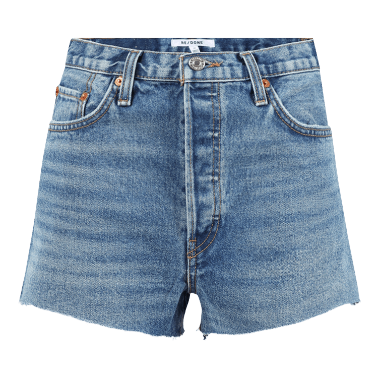 RE/DONE 70s High Rise Short "Arroyo Blue"