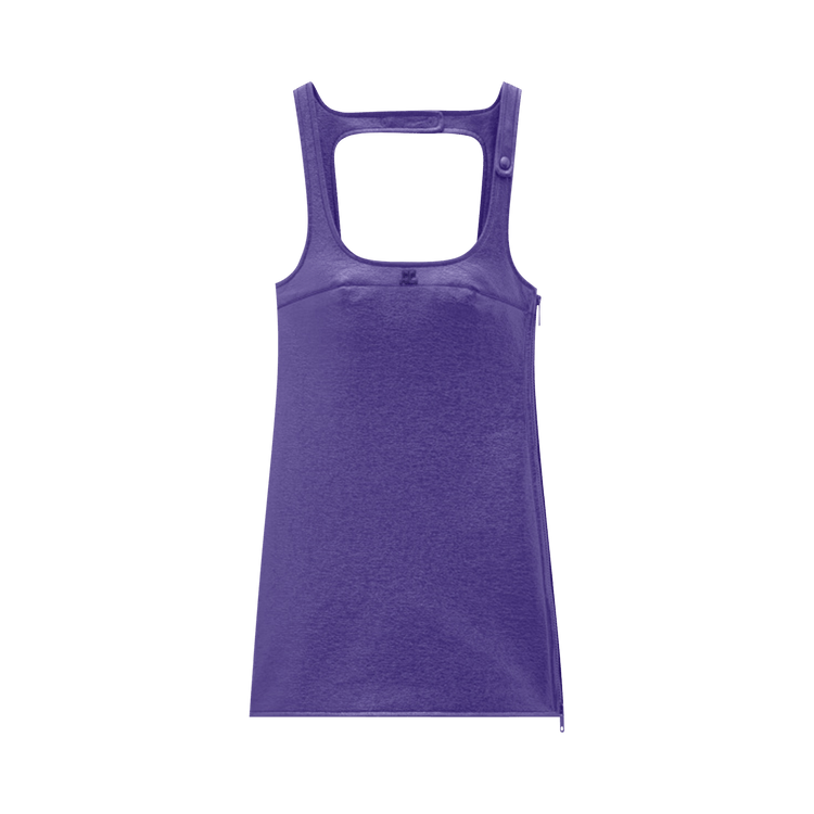 Courrèges Vinyl Dress "Ultraviolet"