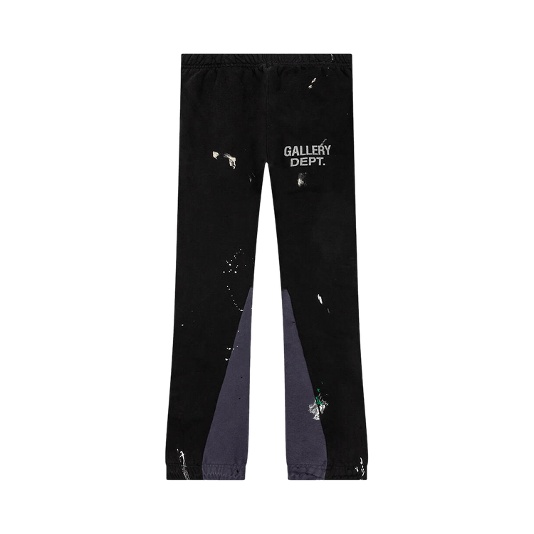 Gallery Dept. Logo Flare Sweatpants "Washed Black"