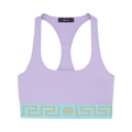 Versace Greca Border Sports Bra "Lilac"