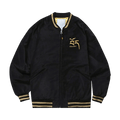 Liberaiders Velour Varsity Jacket "Black"