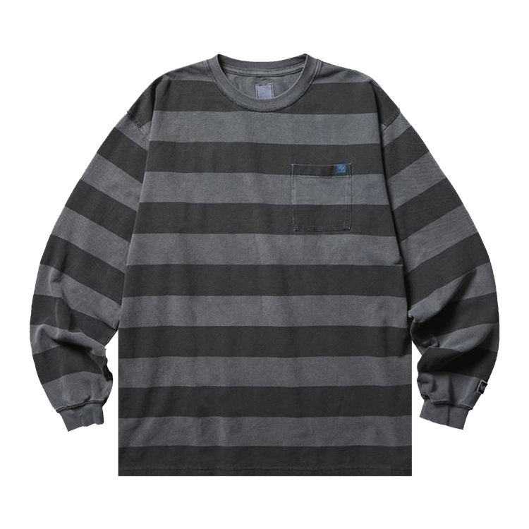 Liberaiders Stripe Long-Sleeve Tee "Charcoal"