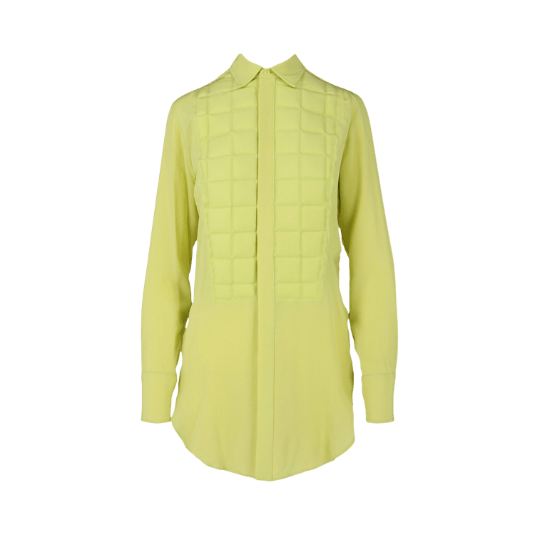 Bottega Veneta Silk Crêpe Dress Shirt "Yellow"