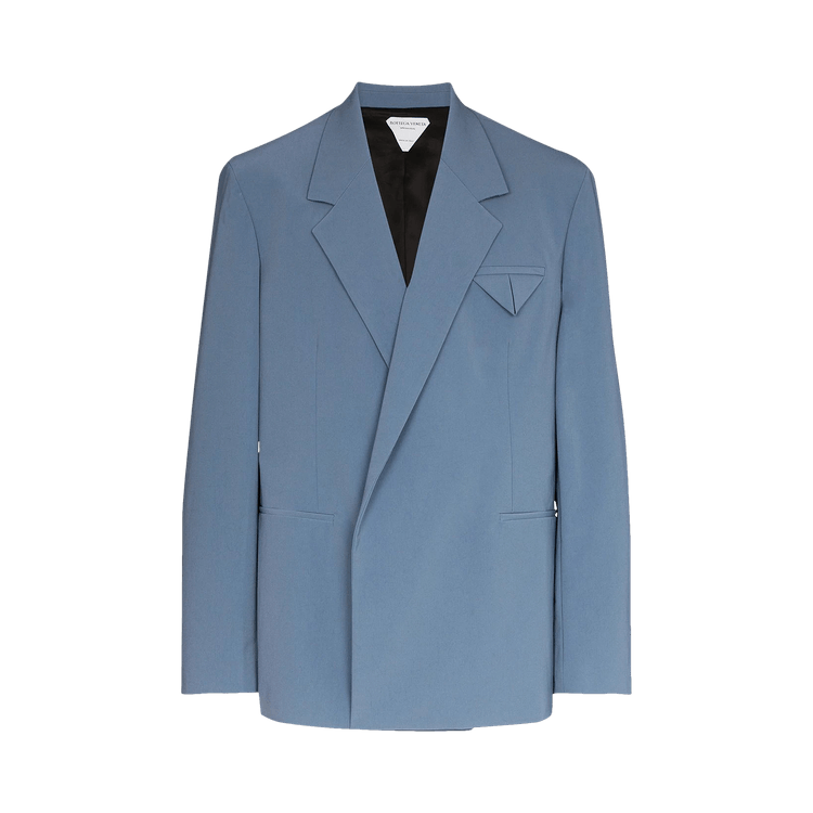 Bottega Veneta Relaxed Double-Breasted Blazer "Blue"