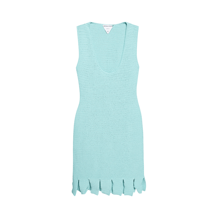 Bottega Veneta Crochet Dress "Blue"