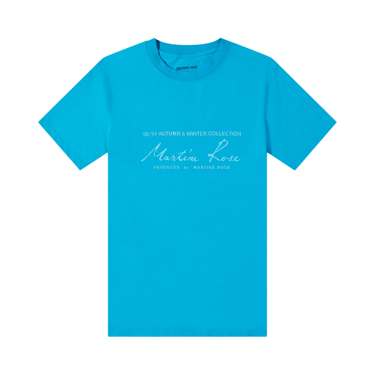 Martine Rose Classic Short-Sleeve Tee "Blue"