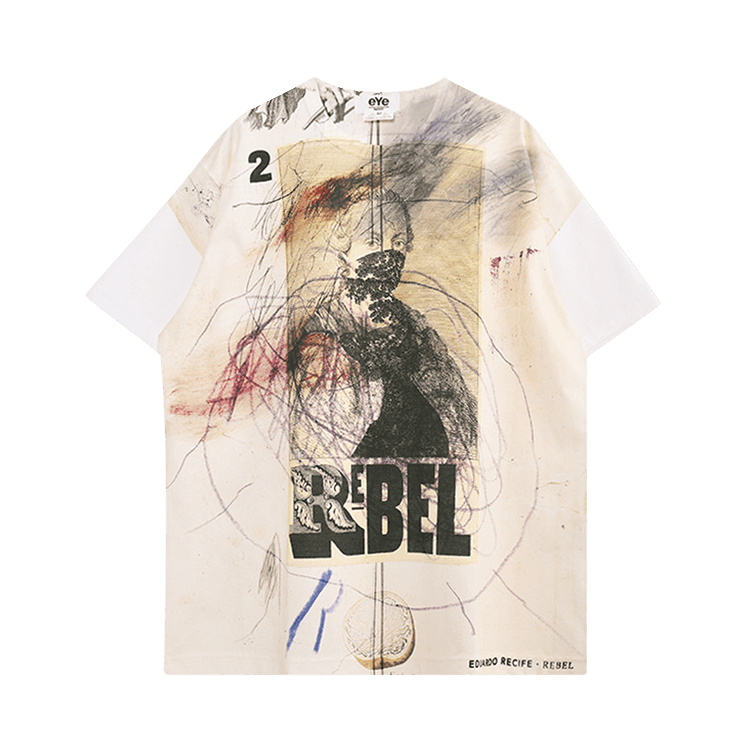Junya Watanabe Eduardo Recife Tee "White/Beige"