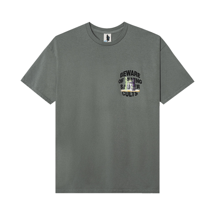 Real Bad Man Saucer Cult Short-Sleeve Tee "Surplus Green"
