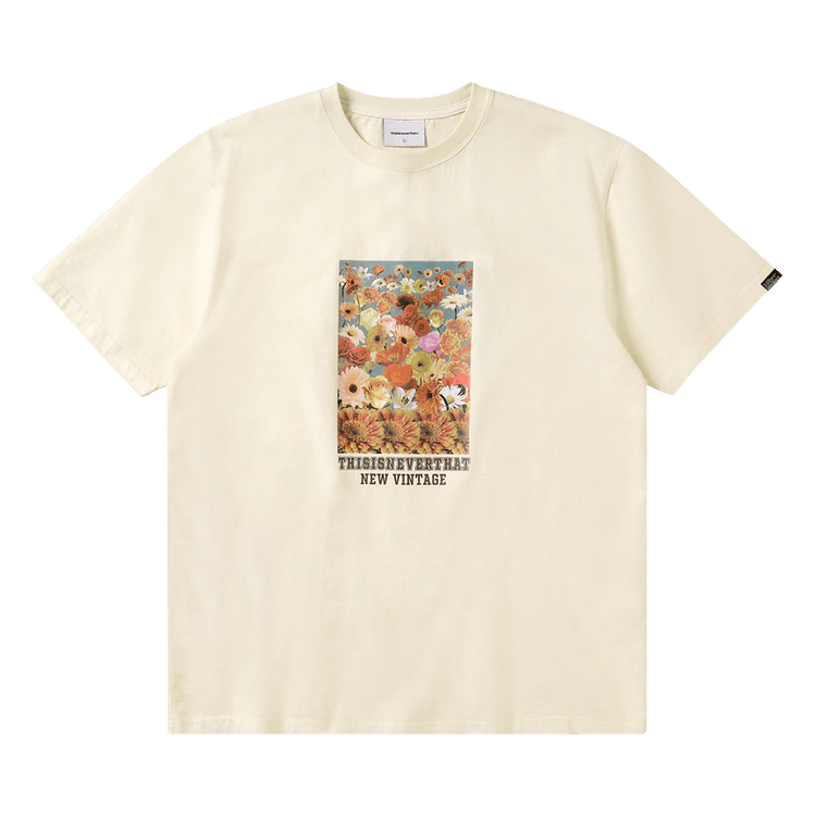 thisisneverthat Flower Collage Tee "Ivory"