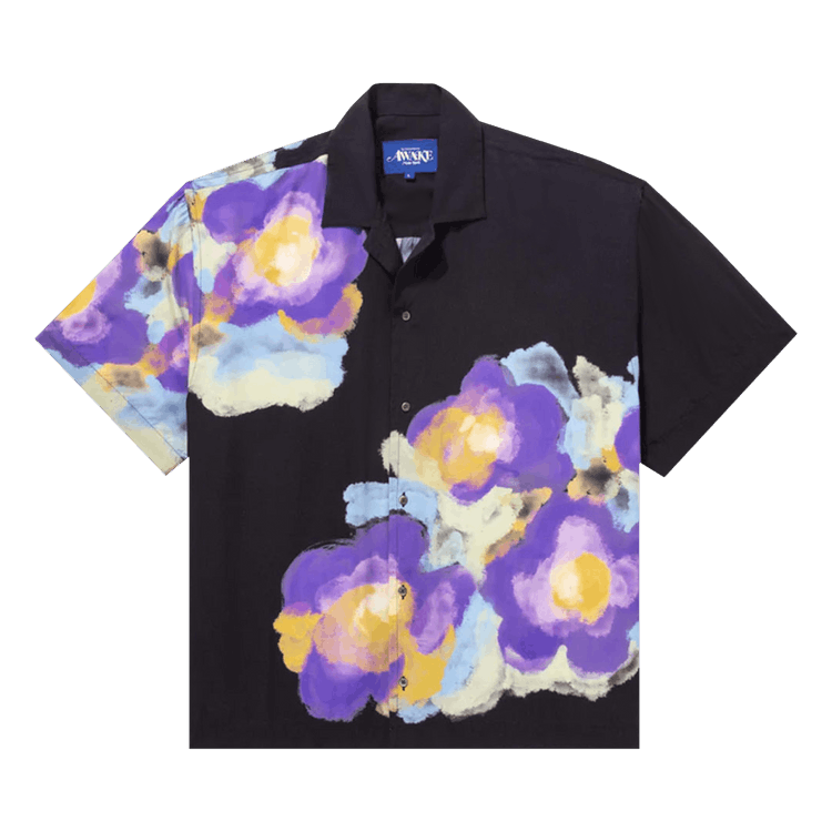 Awake NY Bouquet Camp Shirt "Black Floral"